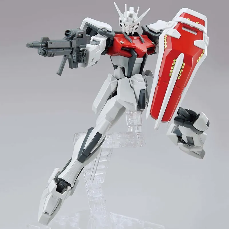 BANDAI EG 1 144 Strike Gundam White Paint Edition Model Kits-1