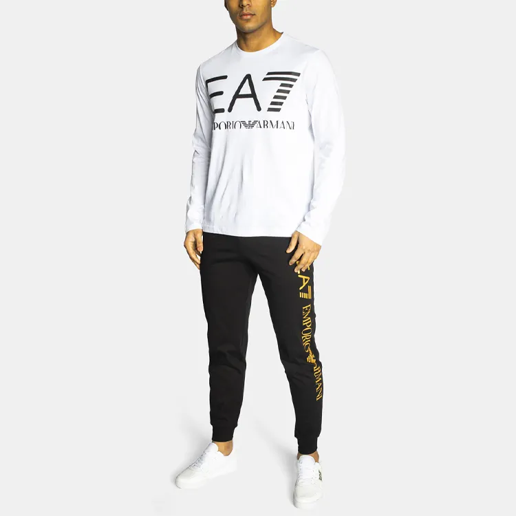 EMPORIO ARMANI Knitted Sweatpants Men Black-2