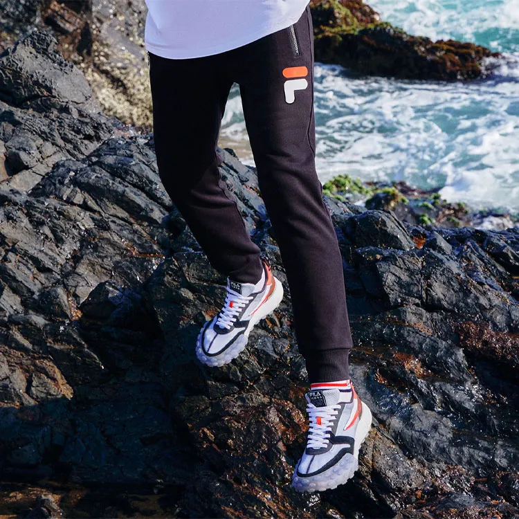 FILA Knitted Sweatpants Men Jet Black-2