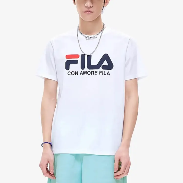FILA FUSION T Shirt Unisex White-2