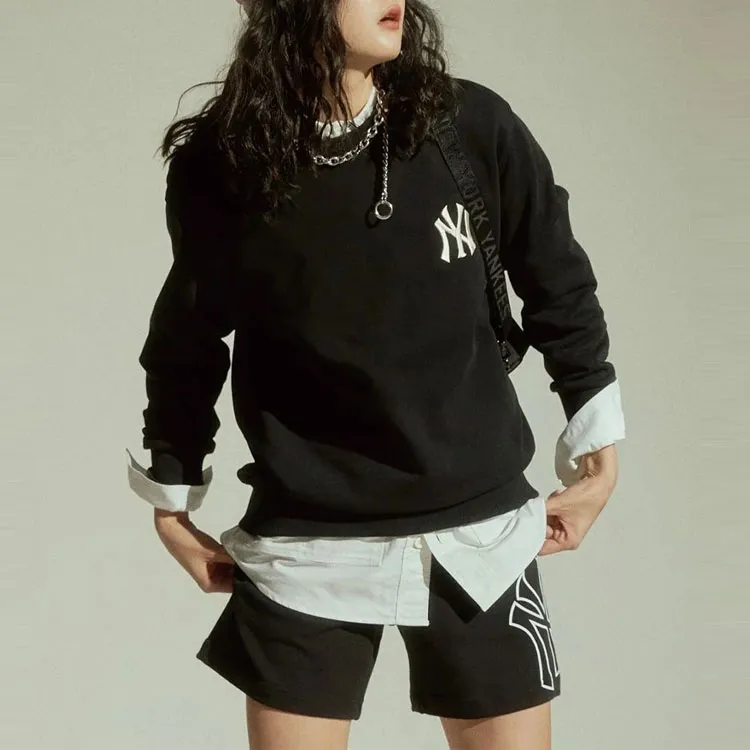 MLB New York Yankees Sports Shorts Unisex Black-2
