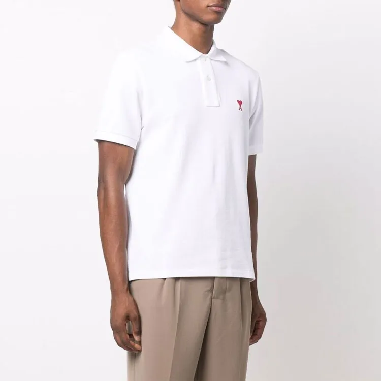 AMIPARIS Polo Shirts Unisex White-2