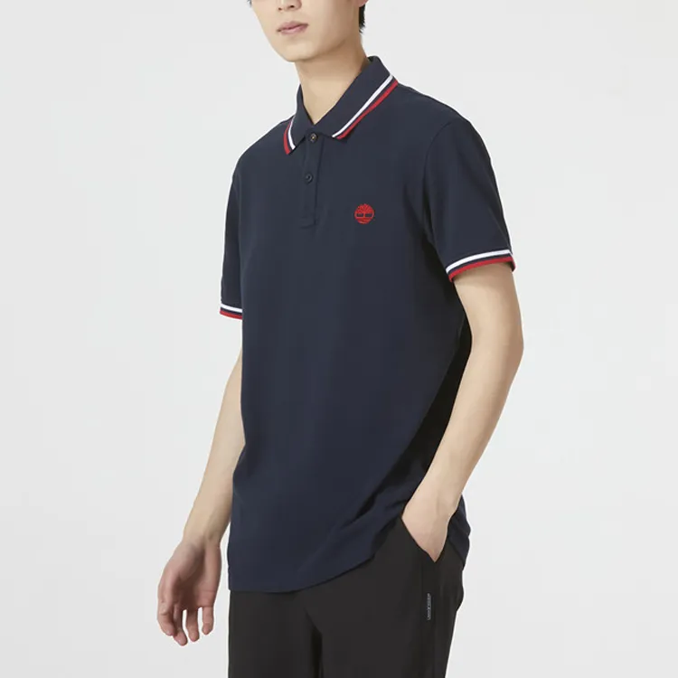 Timberland SS22 Polo Shirt Men's Dark Sapphire-2