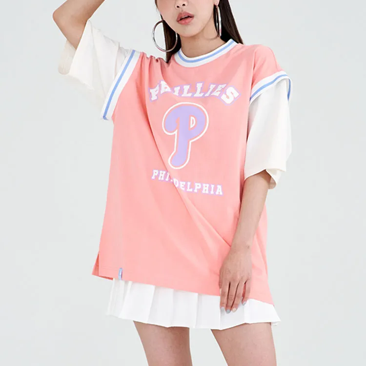 MLB T Shirts Unisex Light Coral-2