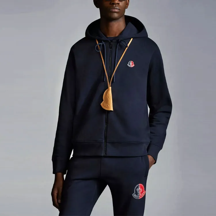 Moncler SS22 Sweatshirts Men Navy Blue-1