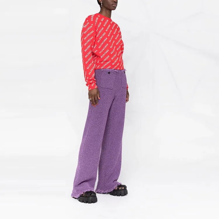 Balenciaga SS22 Sweater Women's Red-5