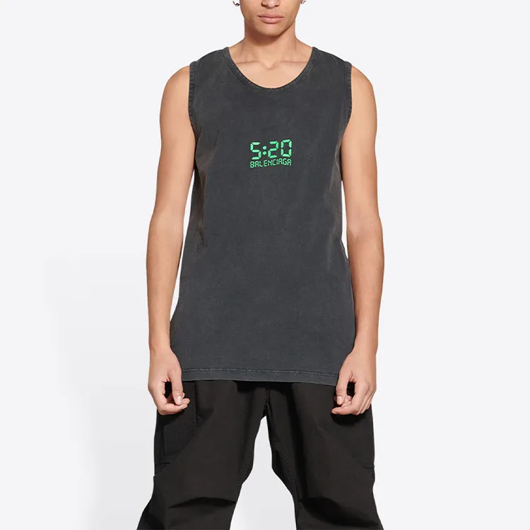Balenciaga 520 SS22 Tank Top Men's Black-1