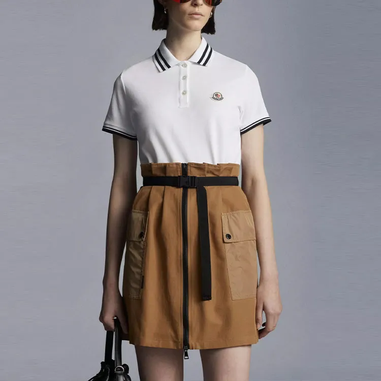 Moncler Polo Shirts Women's White-1