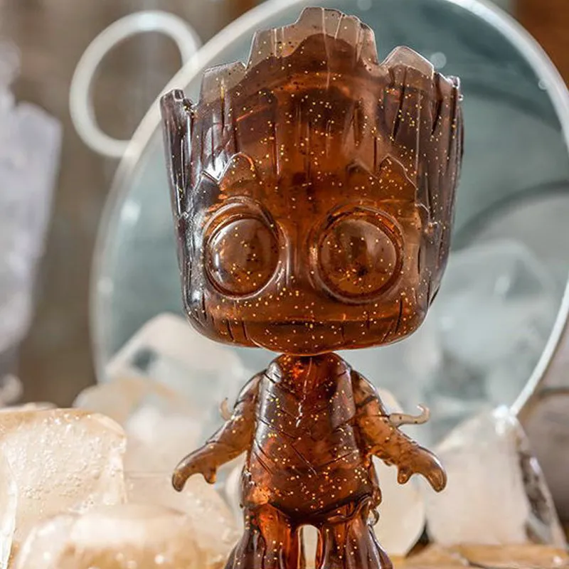 Hot Toys Groot Cosb456 Guardians Of The Galaxy 2 Brown Transparent Chibi Figures 10cm-3