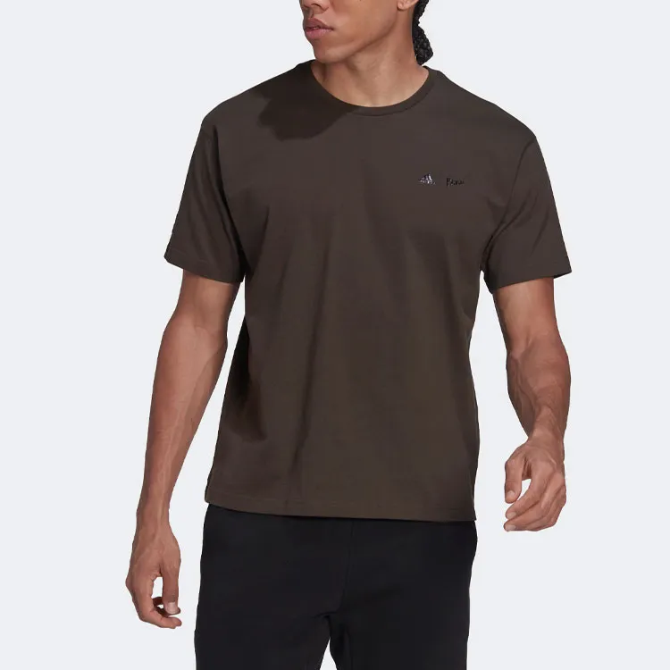 Adidas T Shirts Men Olive Green-1