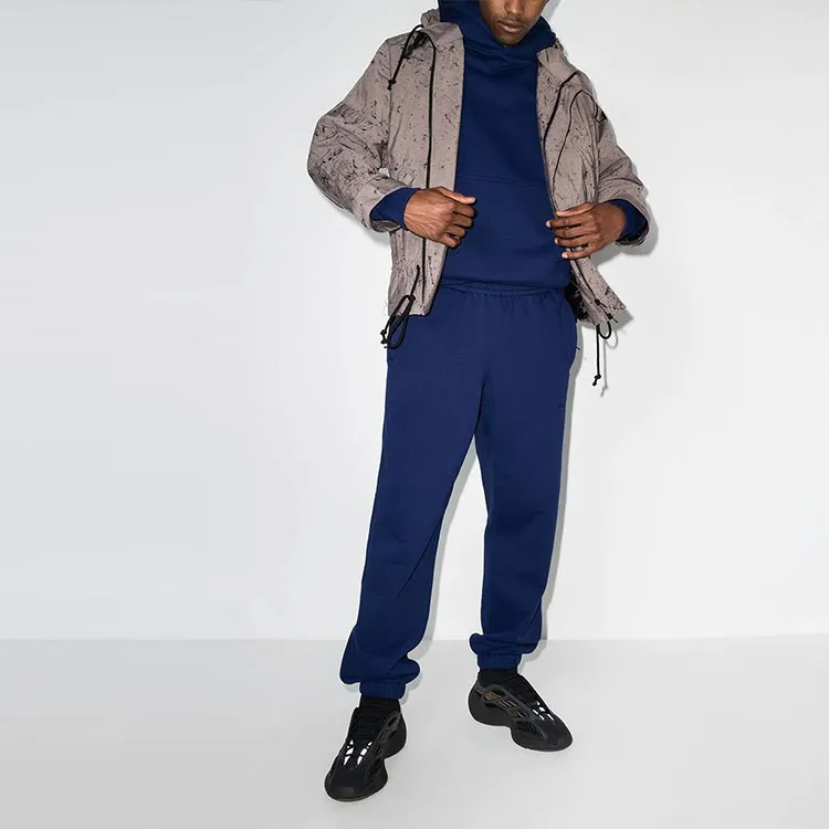 Adidas Knitted Sweatpants Men Blue-2