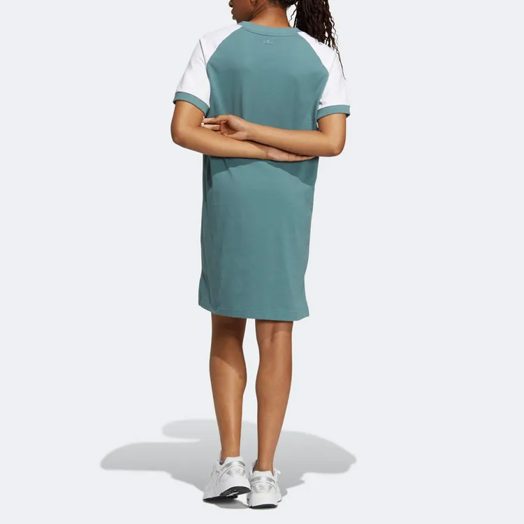 Adidas Originals Short-Sleeved Dresses Women's Emerald-2