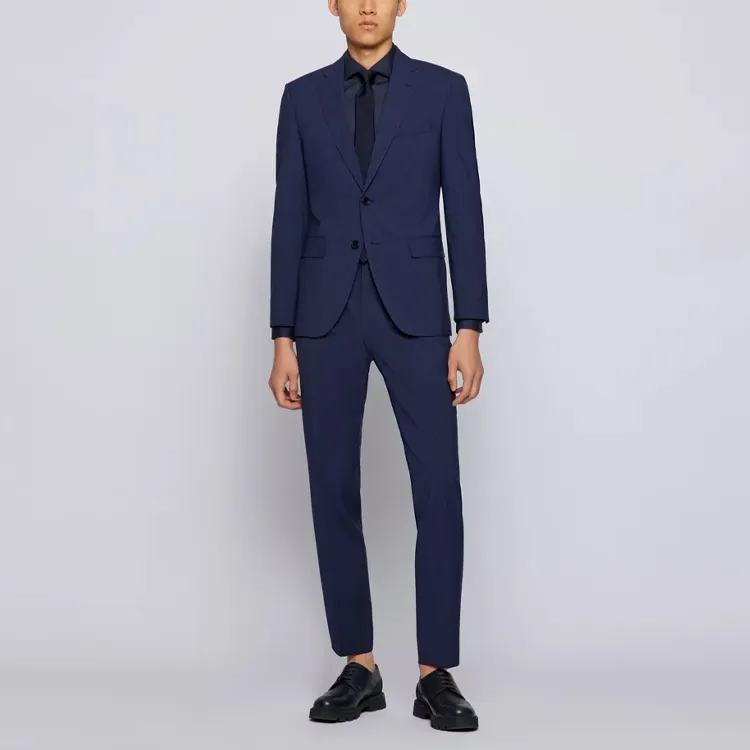 Boss Plaid check Three piece Suit-2
