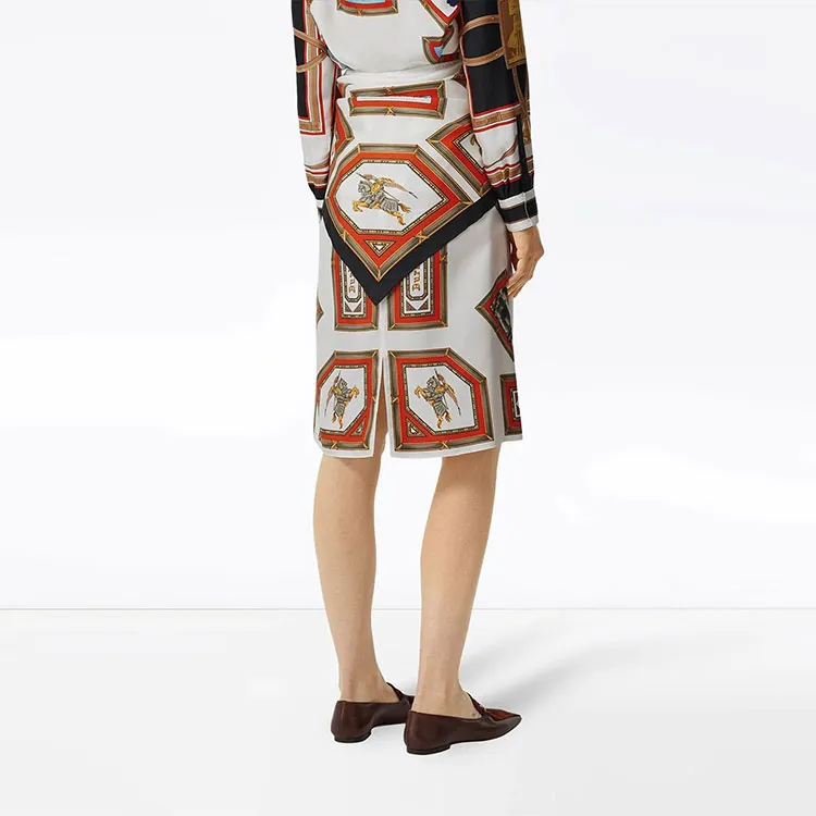 Burberry SS22 Skirt Women's Light Gray-3