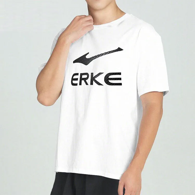 Erke T Shirts Men True White-2