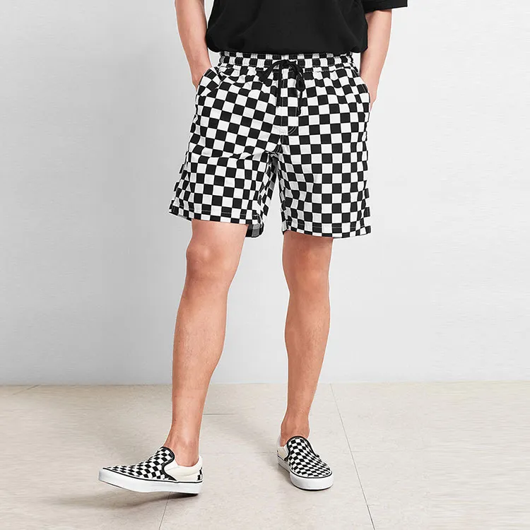 Vans Casual Shorts Men Black/White-2