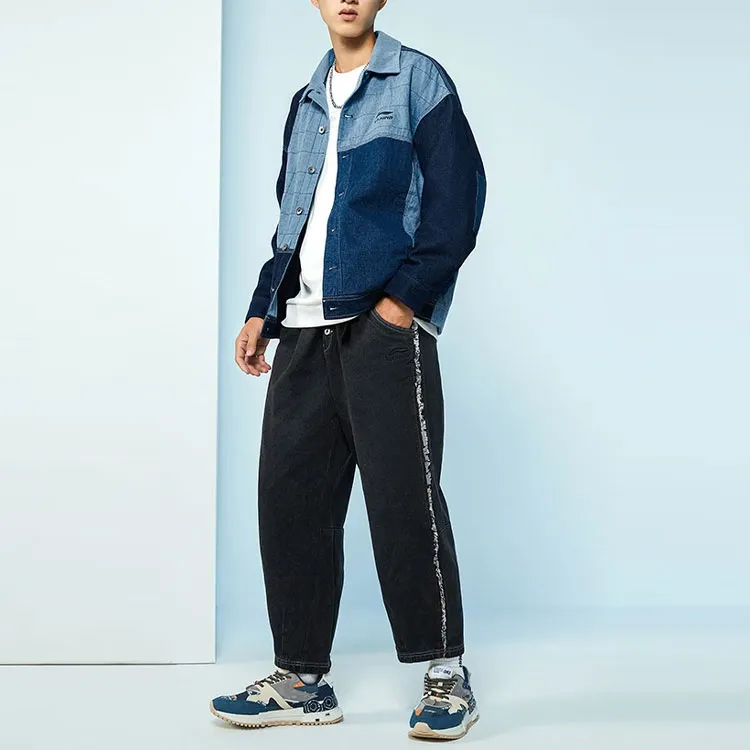 LiNing Jeans Men Black-2