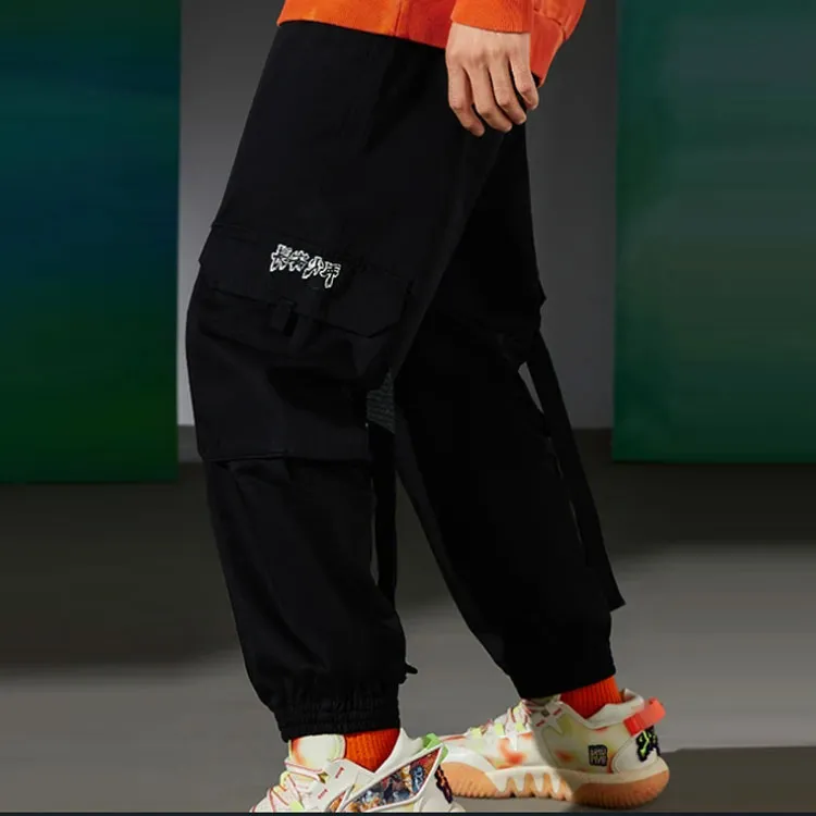 LiNing Badfive Knitted Sweatpants Men's Black-2