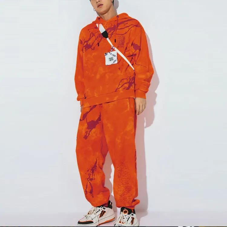 LiNing Badfive Sports Pants Men's Orange-2
