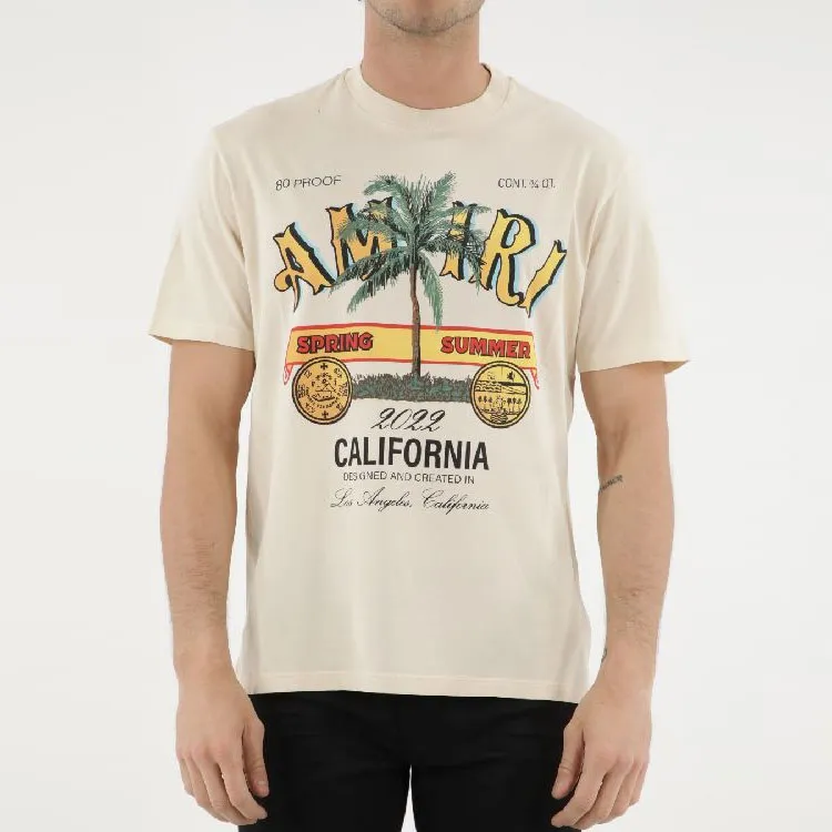 AMIRI Beige Materials T shirt-2