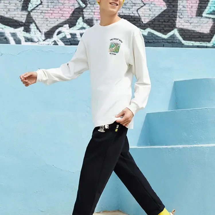 LiNing Skateboard T Shirt Men's White-2