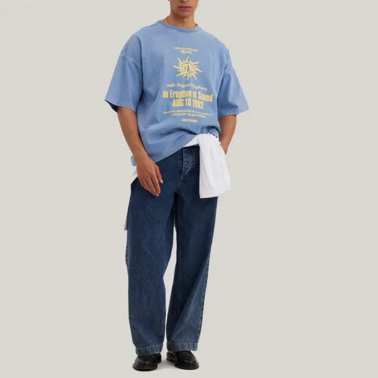 HOLZWEILER T-Shirts Men Blue-2