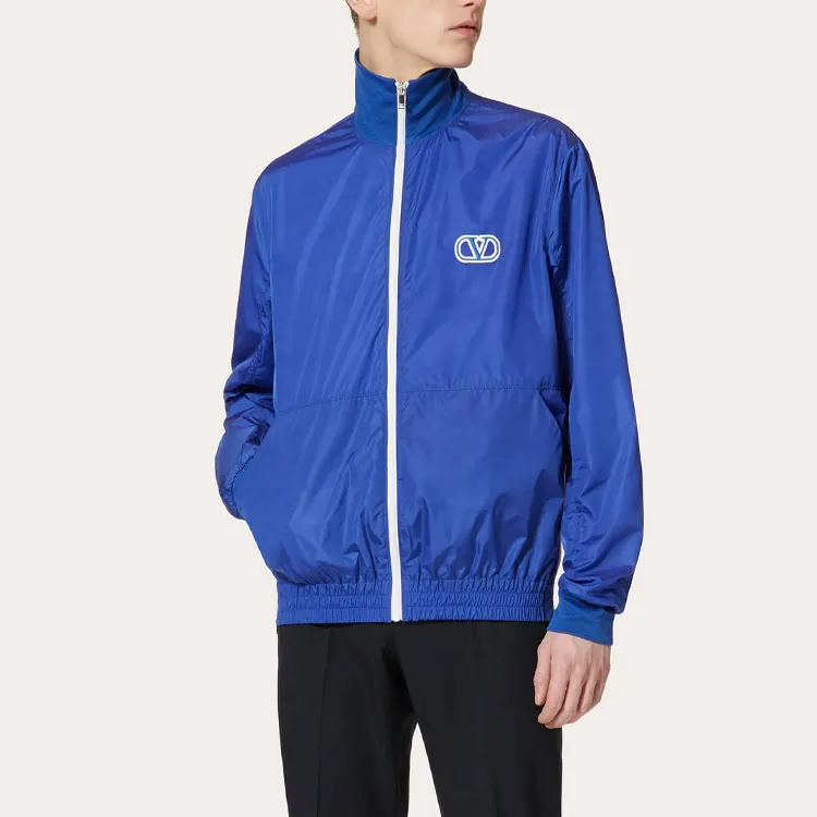 Valentino VLogo Embroidered Long Sleeved Track Jacket-1