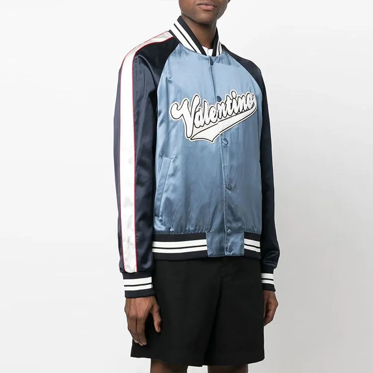 Valentino Bomber Jacket With Embroidered Patch-2
