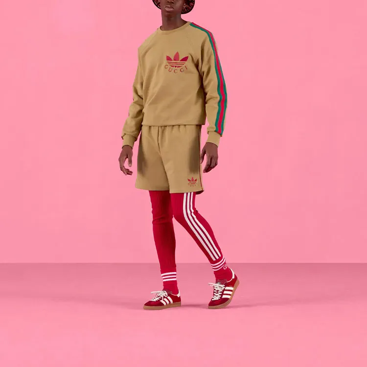 GUCCI X Adidas Cotton Jersey Shorts-1