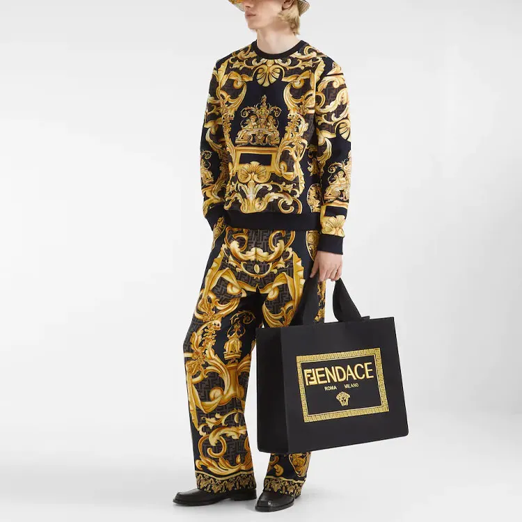 FENDI x VERSACE FENDI X VERSACE SS22 Sweatshirt Men's Multicolor-2