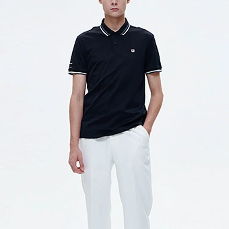 FILA Polo Shirt Men's Jet Black-2