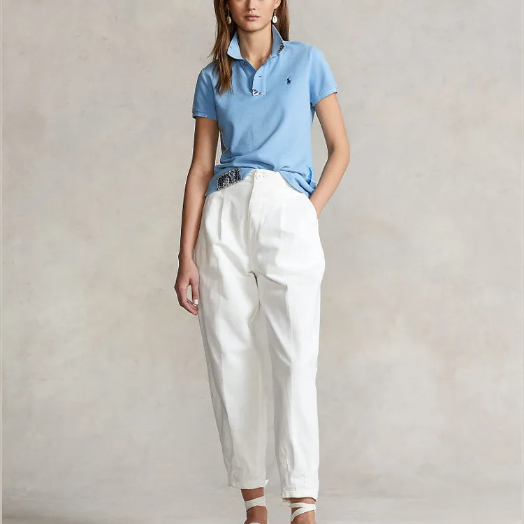 Polo Ralph Lauren SS22 Polo Shirt Women's Blue-1
