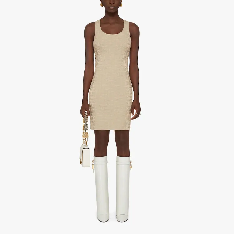 Givenchy Fitted Short Dress 'Light Beige'-1