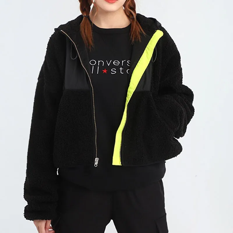 Converse Velvet Jackets Women's Black-2