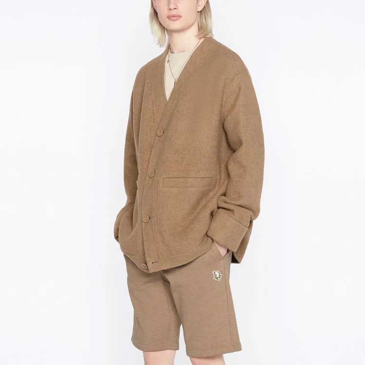 DIOR Dior Quarterly New Products FW22 Sweater Men's Brown-4