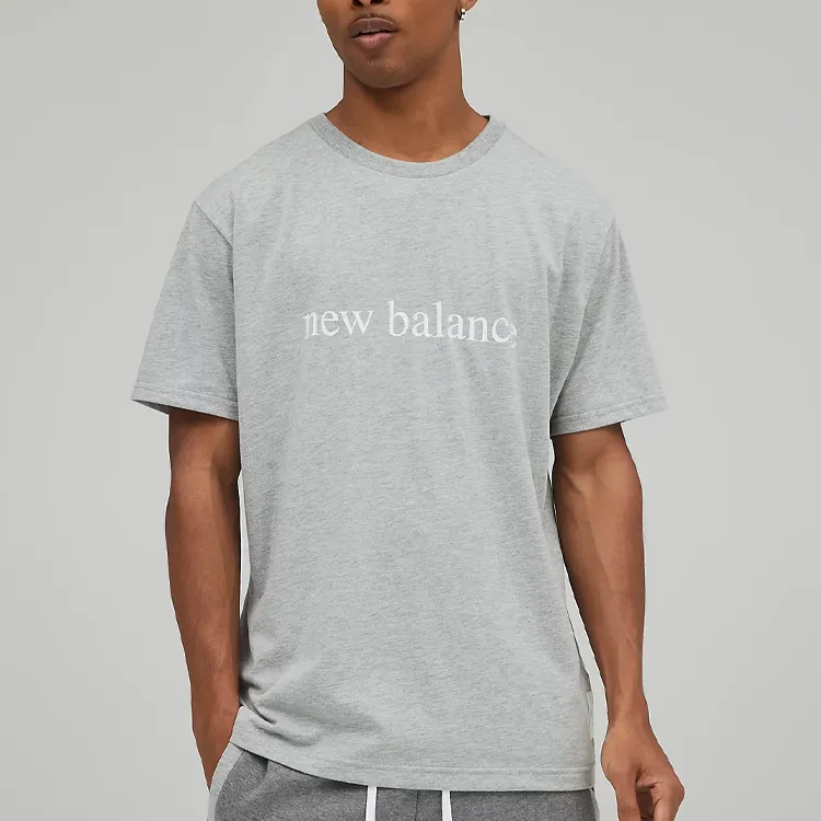 New Balance SS23 Set in Sleeve T Shirt Men's Gray-2
