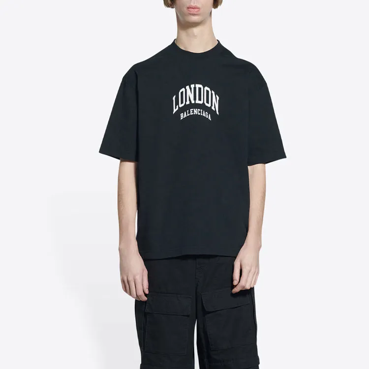 Balenciaga Cities London Medium Fit T Shirt-3