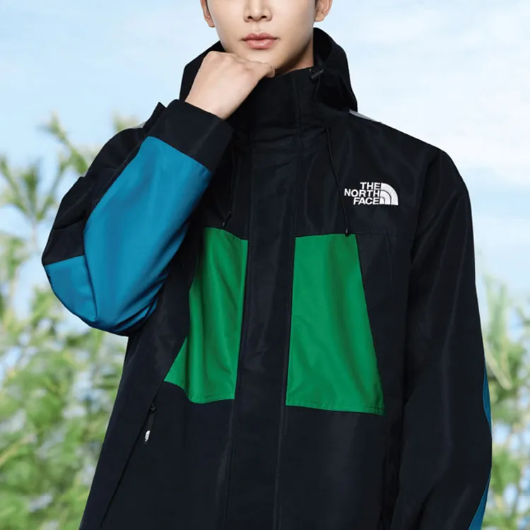 THE NORTH FACE Outdoor Hiking Windproof And Breathable Windbreaker Jacket Men's Multicolor-3