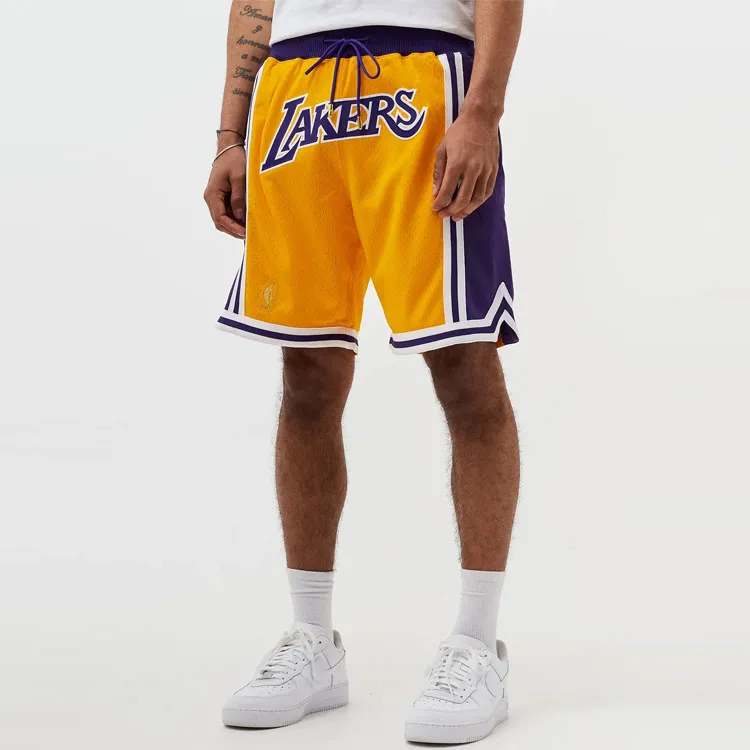 Mitchell & Ness Basketball Shorts Unisex Yellow-2