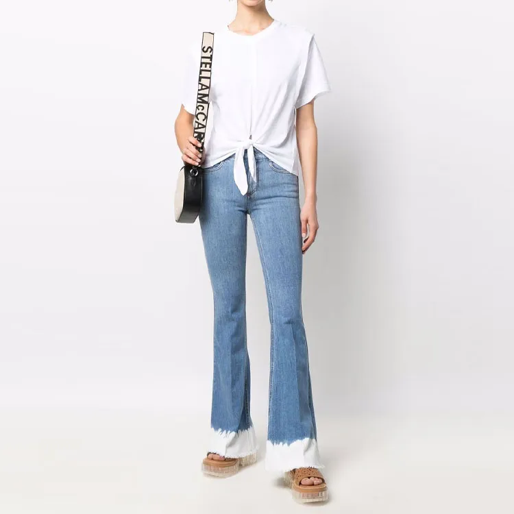 Stella McCartney Tie Dyed Flared Jeans-1
