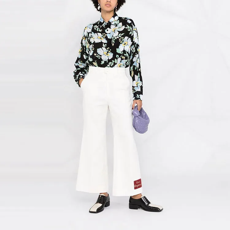 GUCCI Casual Pants Women's White-1