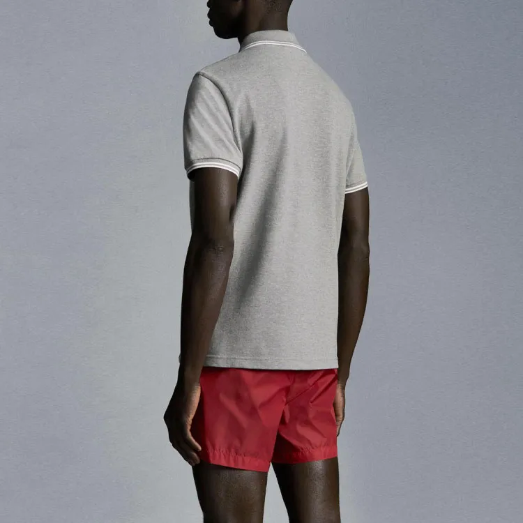 Moncler SS21 Polo Shirts Men Gray-1