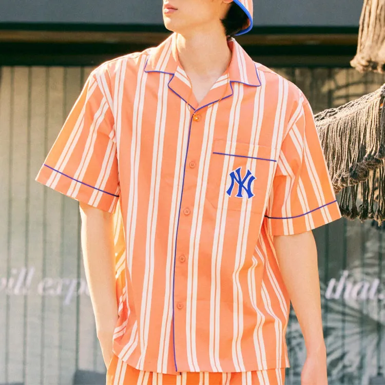 MLB New York Yankees Shirt Unisex Orange-3