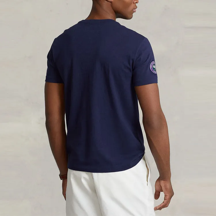Polo Ralph Lauren T Shirts Men Marine Blue-3