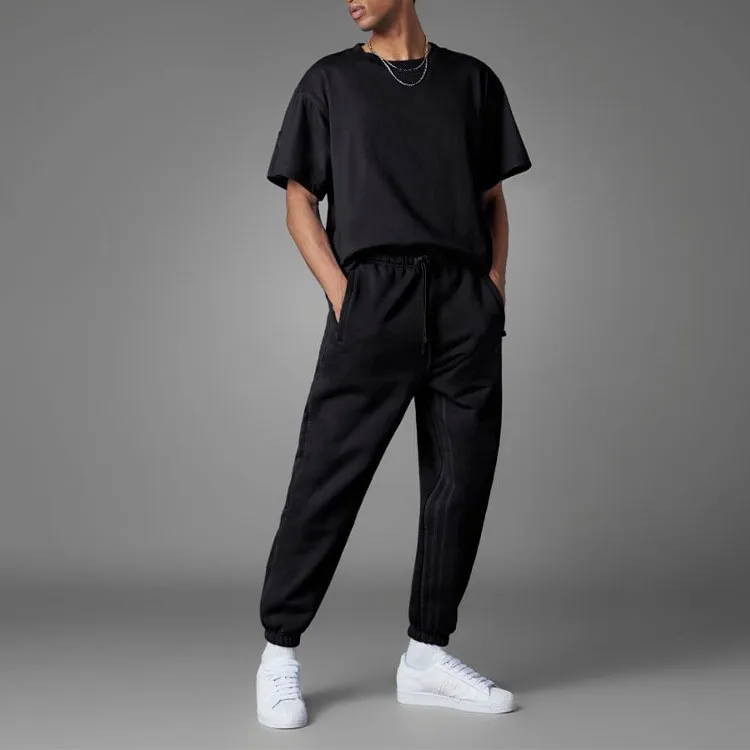 Adidas Originals Blue Version Collection Knitted Sweatpants Men's Black-2