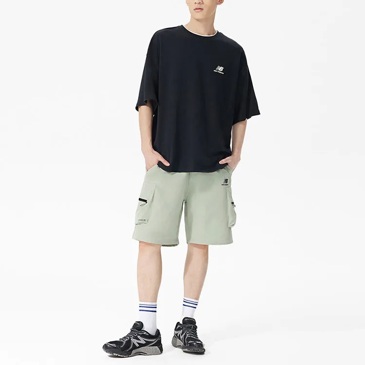 New Balance Casual Shorts Men Green-2