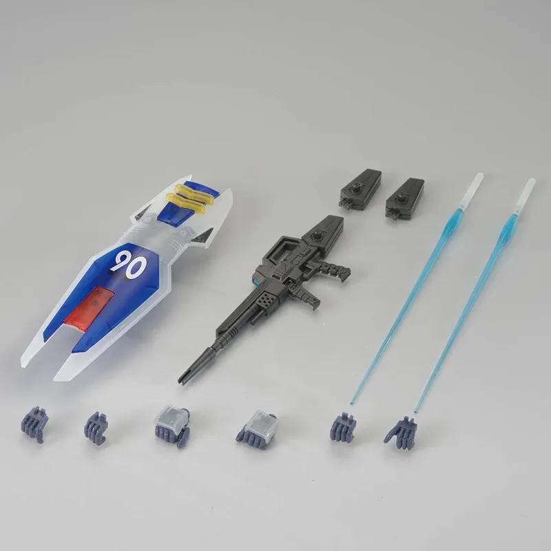 BANDAI Gundam F 90 MG 1/100 Gundam Base Limited Multicolor Transparent Edition Model Kits-3