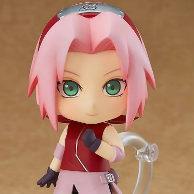 GSC Sakura Haruno Nendoroid No.833 Naruto Shippuden Reissued Version Chibi Figures 10cm-1