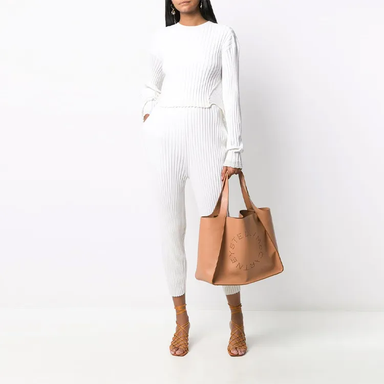 Stella McCartney Ribbed High waisted Leggings-1