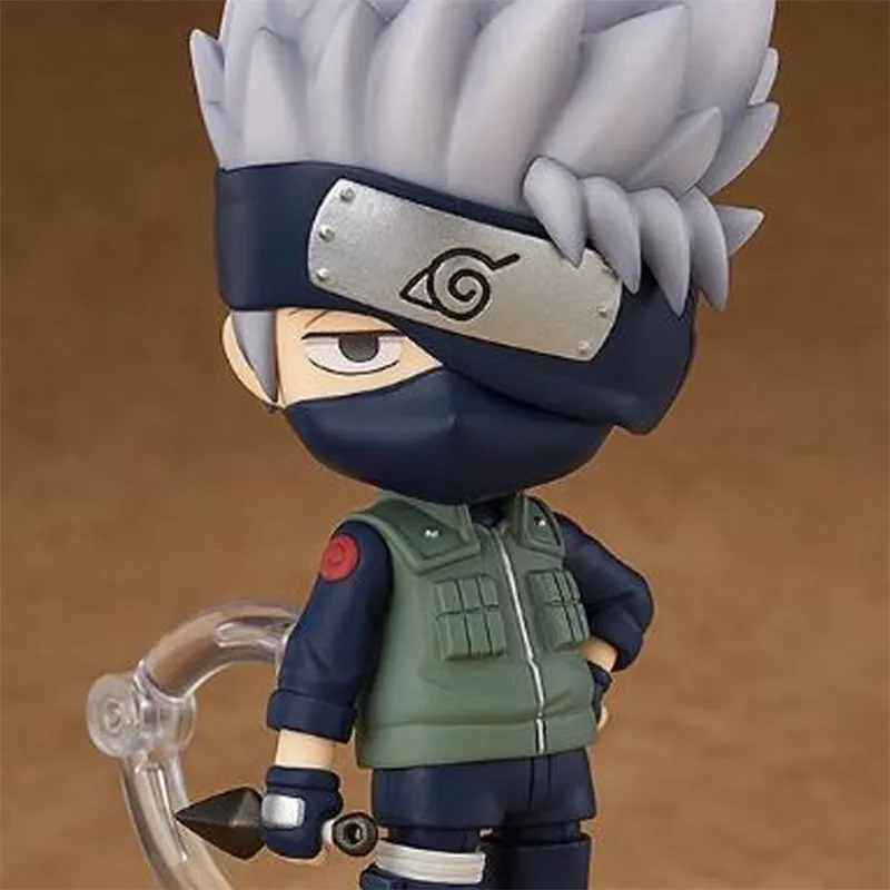 GSC Kakashi Hatake Nendoroid No.724 Naruto Shippuden Reissued Version Chibi Figures 10cm-2